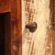 1 ajtós antik tömör újrahasznosított fa szekrény