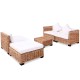 14 részes természetes rattan kanapészett 14 részes természetes rattan kanapészett