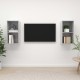 2 db betonszürke forgácslap falra szerelhető tv-szekrény 2 db betonszürke forgácslap falra szerelhető tv-szekrény