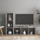 2 db betonszürke forgácslap tv-szekrény 107 x 35 x 37 cm 2 db betonszürke forgácslap tv-szekrény 107 x 35 x 37 cm