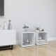 2 db fehér forgácslap tv-szekrény 37 x 35 x 37 cm 2 db fehér forgácslap tv-szekrény 37 x 35 x 37 cm