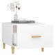 2 db fehér szerelt fa dohányzóasztal 50 x 50 x 40 cm