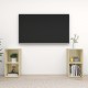 2 db sonoma-tölgyszínű forgácslap tv-szekrény 72 x 35 x 36,5 cm