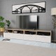 2 db tölgyfa színű/fehér faforgácslap tv szekrény 95x35x36 cm 2 db tölgyfa színű/fehér faforgácslap tv szekrény 95x35x36 cm