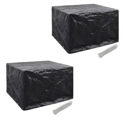 2 db védőhuzat 4 személyes polyrattan szetthez 113 x 113 cm