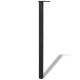 242141 4 height adjustable table legs black 1100 mm
