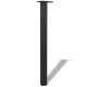 242148 4 height adjustable table legs black 710 mm