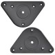 242150 4 height adjustable table legs black 1100 mm