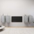 4 db betonszürke forgácslap tv-szekrény 30,5 x 30 x 60 cm