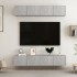 4 db betonszürke forgácslap tv-szekrény 80 x 30 x 30 cm