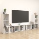 4 db fehér forgácslap tv-szekrény 107 x 35 x 37 cm 4 db fehér forgácslap tv-szekrény 107 x 35 x 37 cm
