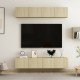 4 db sonoma-tölgyszínű forgácslap tv-szekrény 80 x 30 x 30 cm 4 db sonoma-tölgyszínű forgácslap tv-szekrény 80 x 30 x 30 cm