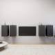4 db szürke forgácslap tv-szekrény 30,5 x 30 x 60 cm 4 db szürke forgácslap tv-szekrény 30,5 x 30 x 60 cm