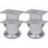 4 kerek fotel króm láb 60 mm