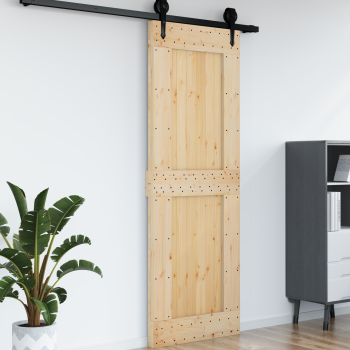 Ajtó narvik természetes 80 x 210 cm szilárd fenyőfa