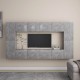 8 részes betonszürke forgácslap tv-szekrényszett 8 részes betonszürke forgácslap tv-szekrényszett