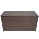 Barna polyrattan kerti tárolóláda 120 x 50 x 60 cm Barna polyrattan kerti tárolóláda 120 x 50 x 60 cm