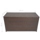 Barna polyrattan kerti tárolóláda 120 x 50 x 60 cm Barna polyrattan kerti tárolóláda 120 x 50 x 60 cm