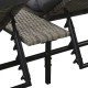 15 részes szürke kültéri polyrattan pihenőszett