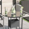 Edzett üveg asztallap kerek 500 mm