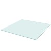 Edzett üveg asztallap négyszögletes 700x700 mm
