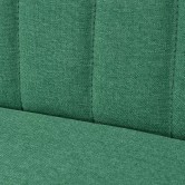 Zöld szövetkanapé 117 x 55,5 x 77 cm