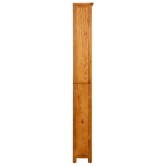 6 szintes tömör tölgyfa könyvespolc 80 x 22,5 x 180 cm