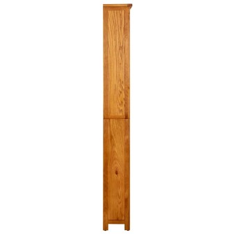 6 szintes tömör tölgyfa könyvespolc 80 x 22,5 x 180 cm