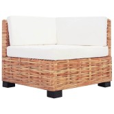 16 részes természetes rattan kanapészett