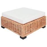 16 részes természetes rattan kanapészett