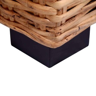 3-személyes természetes rattan kanapé