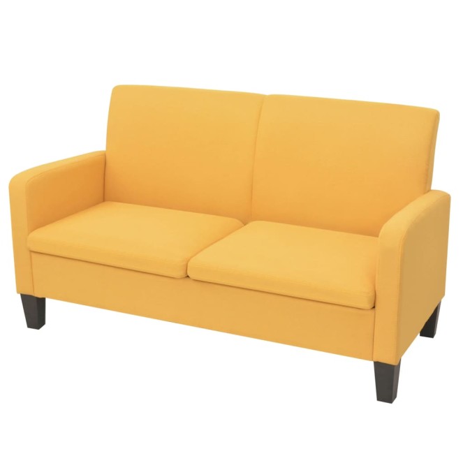 2 személyes sárga kanapé 135 x 65 x 76 cm 2 személyes sárga kanapé 135 x 65 x 76 cm