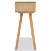 Barna, tömör fenyőfa tálalóasztal 80 x 30 x 72 cm Barna, tömör fenyőfa tálalóasztal 80 x 30 x 72 cm