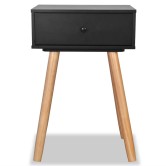 2 db fekete, tömör fenyőfa éjjeliszekrény 40 x 30 x 61 cm 2 db fekete, tömör fenyőfa éjjeliszekrény 40 x 30 x 61 cm