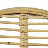 4 db természetes rattan étkezőszék
