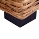 15 részes természetes rattan kanapészett 15 részes természetes rattan kanapészett