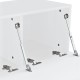Fehér magasfényű faforgácslap tv szekrény 120 x 40 x 34 cm Fehér magasfényű faforgácslap tv szekrény 120 x 40 x 34 cm