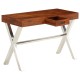 Tömör akácfa íróasztal rózsafa felülettel 110 x 50 x 76 cm