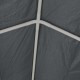 Sátor textil váz nélkül szürke 12 x 6 m pe