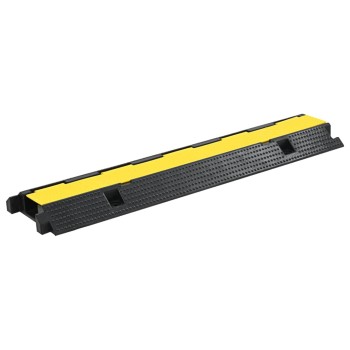 1 csatornás gumi kábelvédő rámpa 100 cm