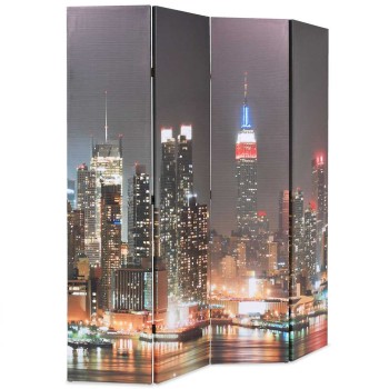 Éjszakai new york mintás paraván 160 x 170 cm