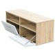 2 db tölgyfa színű/fehér faforgácslap tv szekrény 95x35x36 cm 2 db tölgyfa színű/fehér faforgácslap tv szekrény 95x35x36 cm