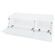 2 db fehér magasfényű furnér tv szekrény 120 x 40 x 34 cm 2 db fehér magasfényű furnér tv szekrény 120 x 40 x 34 cm