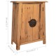 Tömör újrahasznosított fenyőfa kisszekrény 59 x 32 x 80 cm Tömör újrahasznosított fenyőfa kisszekrény 59 x 32 x 80 cm