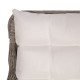 2 db barna polyrattan kültéri szék párnával