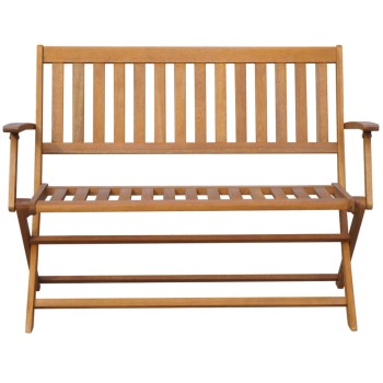 Tömör akácfa kerti pad 120 cm
