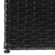 Fekete polyrattan kerti tárolóláda 150 x 100 x 100 cm Fekete polyrattan kerti tárolóláda 150 x 100 x 100 cm