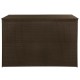 Barna polyrattan kerti tárolóláda 150 x 100 x 100 cm Barna polyrattan kerti tárolóláda 150 x 100 x 100 cm