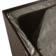 Barna polyrattan kerti tárolóláda 150 x 100 x 100 cm Barna polyrattan kerti tárolóláda 150 x 100 x 100 cm