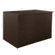 Barna polyrattan kerti tárolóláda 150 x 100 x 100 cm Barna polyrattan kerti tárolóláda 150 x 100 x 100 cm